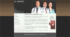 Desktop Screenshot of drgamsat.com